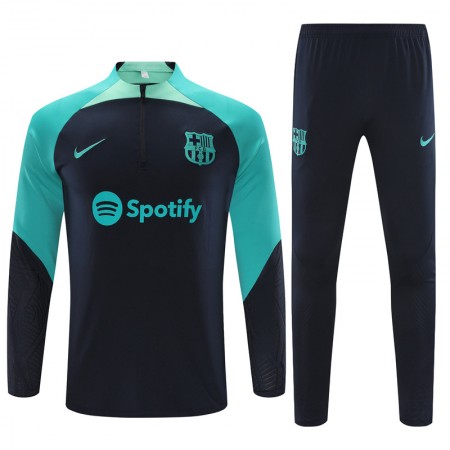 Barcelona Training Huppari 2023-24 Neljännes-Zip Musta - Lasten